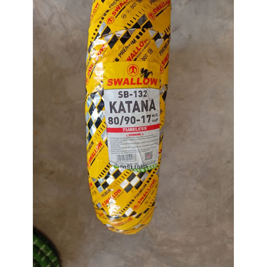 BAN TUBLESS SWALLOW 80/90 RING 17