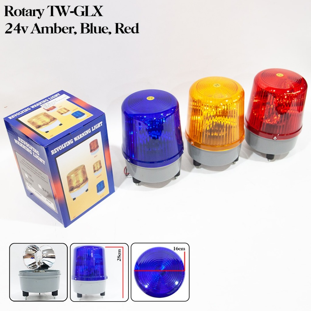 Lampu Emergency Putar / Lampu Beacon Rotary Besar GLX