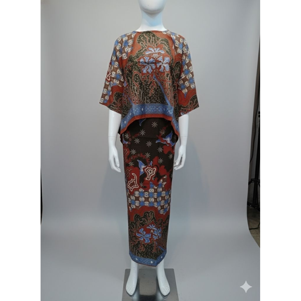 SATU SET BATIK DOBBY WANITA (TARA KOTA)