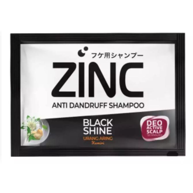 shampoo sachet zinc