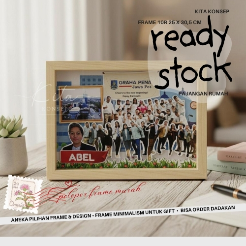 [FRAME 10R | 1 HARI JADI] PHOTO LAMP | SCRAP FRAME | POP UP FRAME | WEDDING BIRTHDAY GRADUATION GIFT