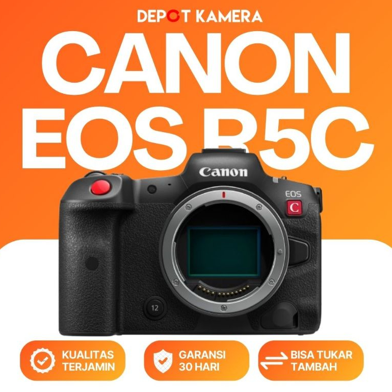 ( DEPOT KAMERA ) SECOND - CANON EOS R5C BODY ONLY