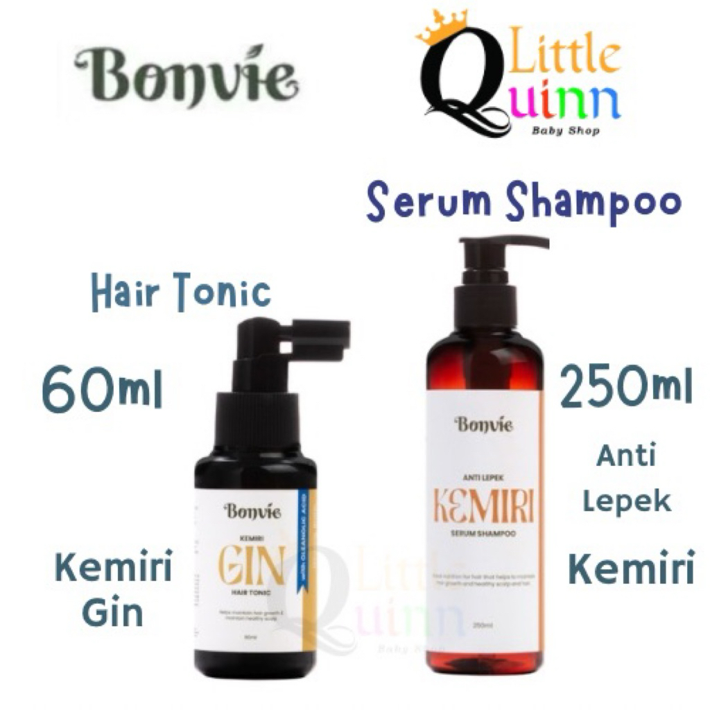 BONVIE Serum Shampoo Gin Tonic - Bonvie Sampo dan Tonic