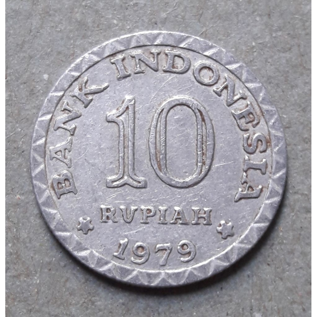 koin 10rupiah tahun 1979