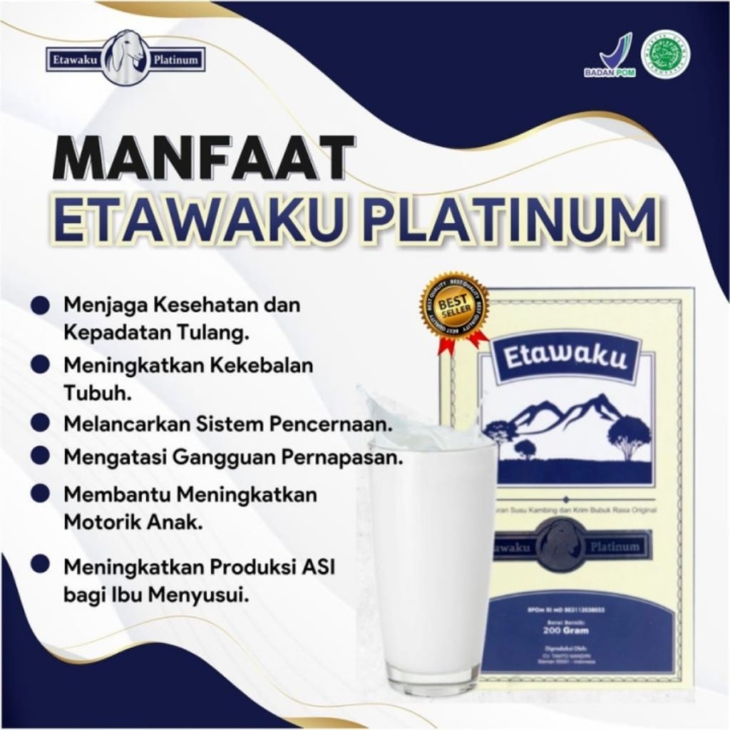 Susu kambing Etawa ku, Etawaku platinum susu kambing
