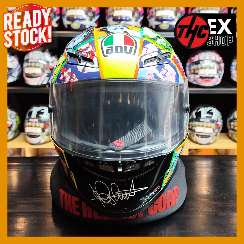 AGV GP TECH MISANO SIZE XL SECOND 2ND ORIGINAL FULL FACE MOTORCYCLE HELMET