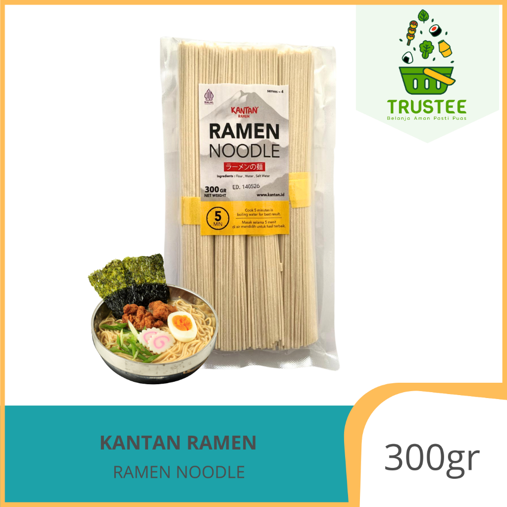 Kantan Ramen Noodle / Mie Kering  Ramen / Dry Ramen Noodle 300gr - Halal