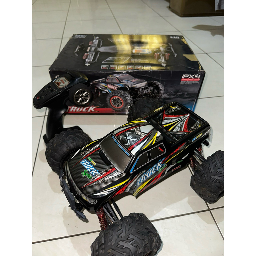 RC CAR XINLEHONG 9125 MONSTER TRUCK SKALA 1:10 2.4GHZ 4WD IPX4 UP TO 46+KMH SPEED SECOND