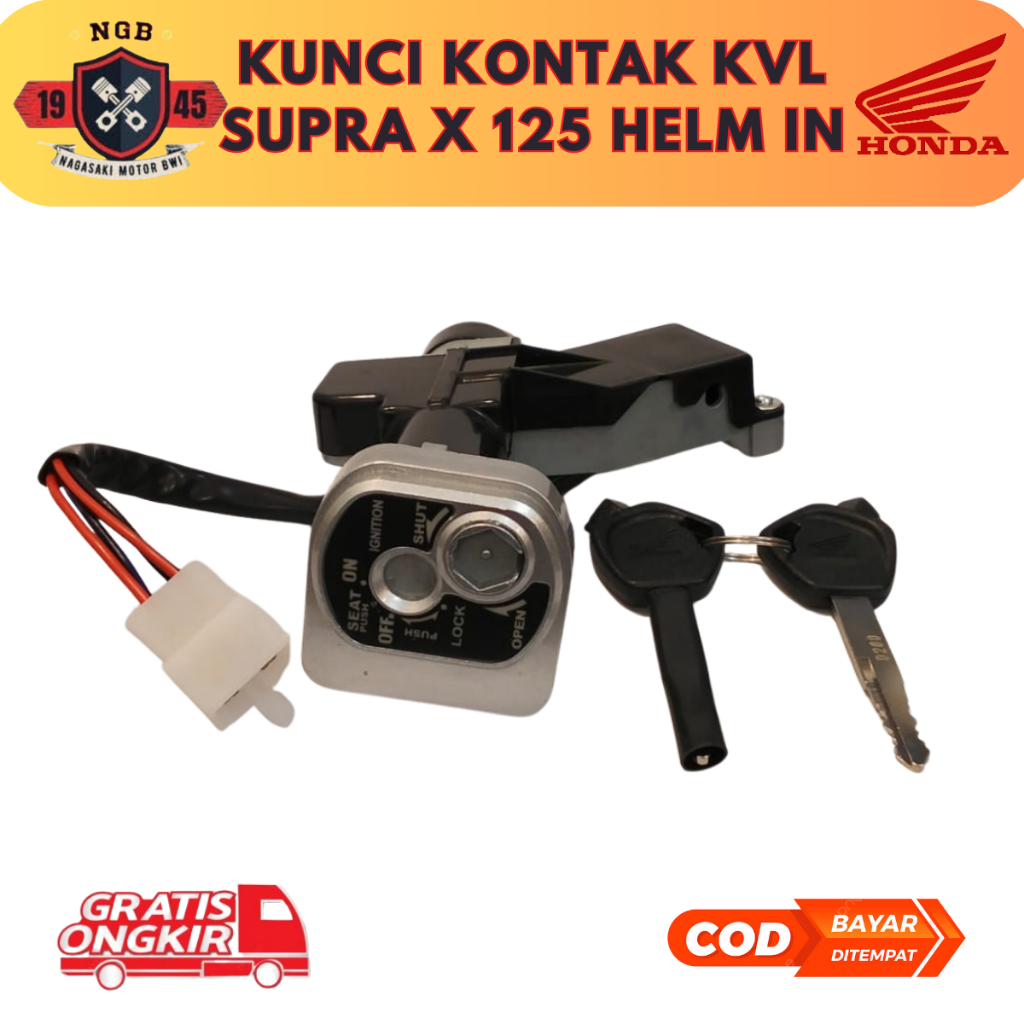 KUNCI KONTAK SUPRA X 125 HELM IN-KUNCI KONTAK SUPRA X 125 INJEKSI-KUNCI KONTAK SUPRA INJEKSI