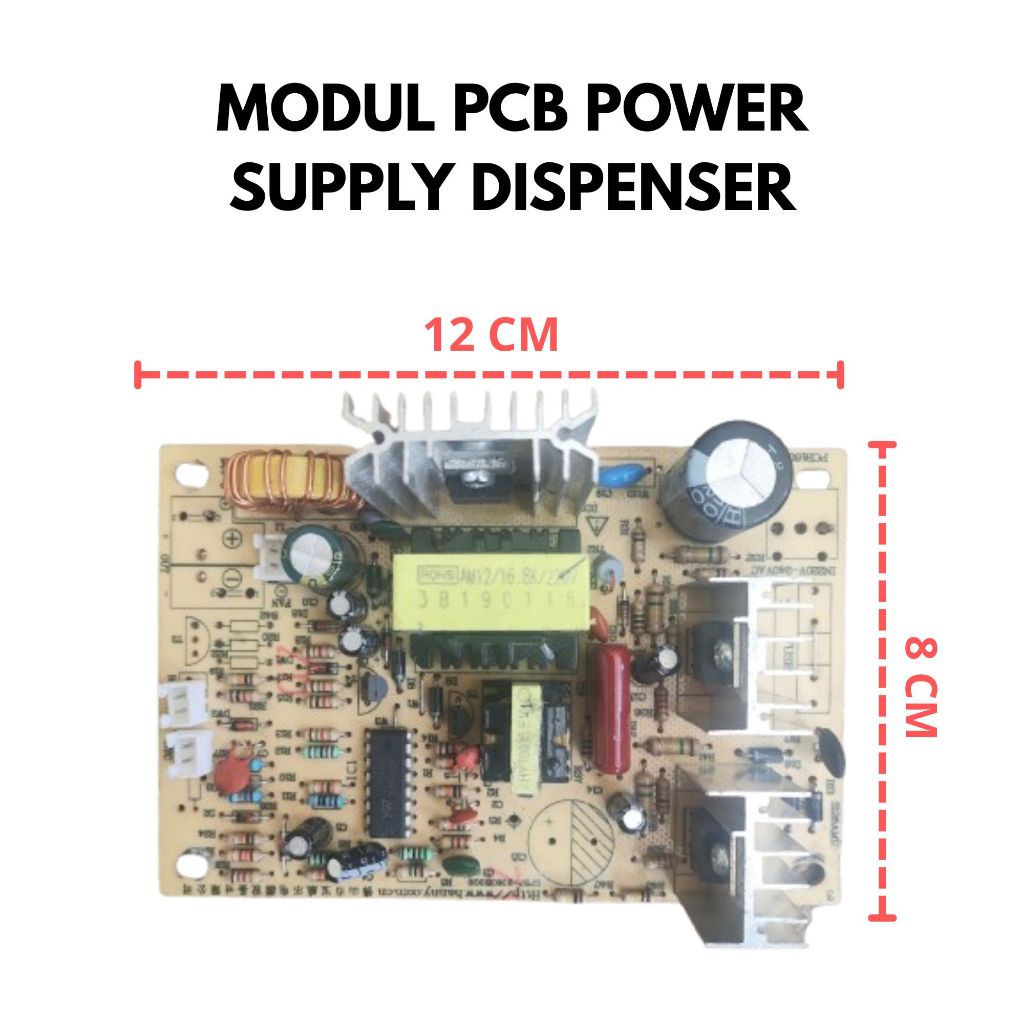 MODUL POWER SUPPLY DISPENSER MIYAKO SESUAI GAMBAR