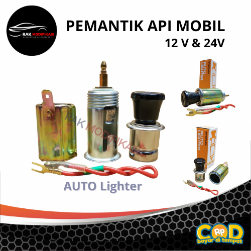 AUTO LIGHTER PEMANTIK API KOREK MOBIL