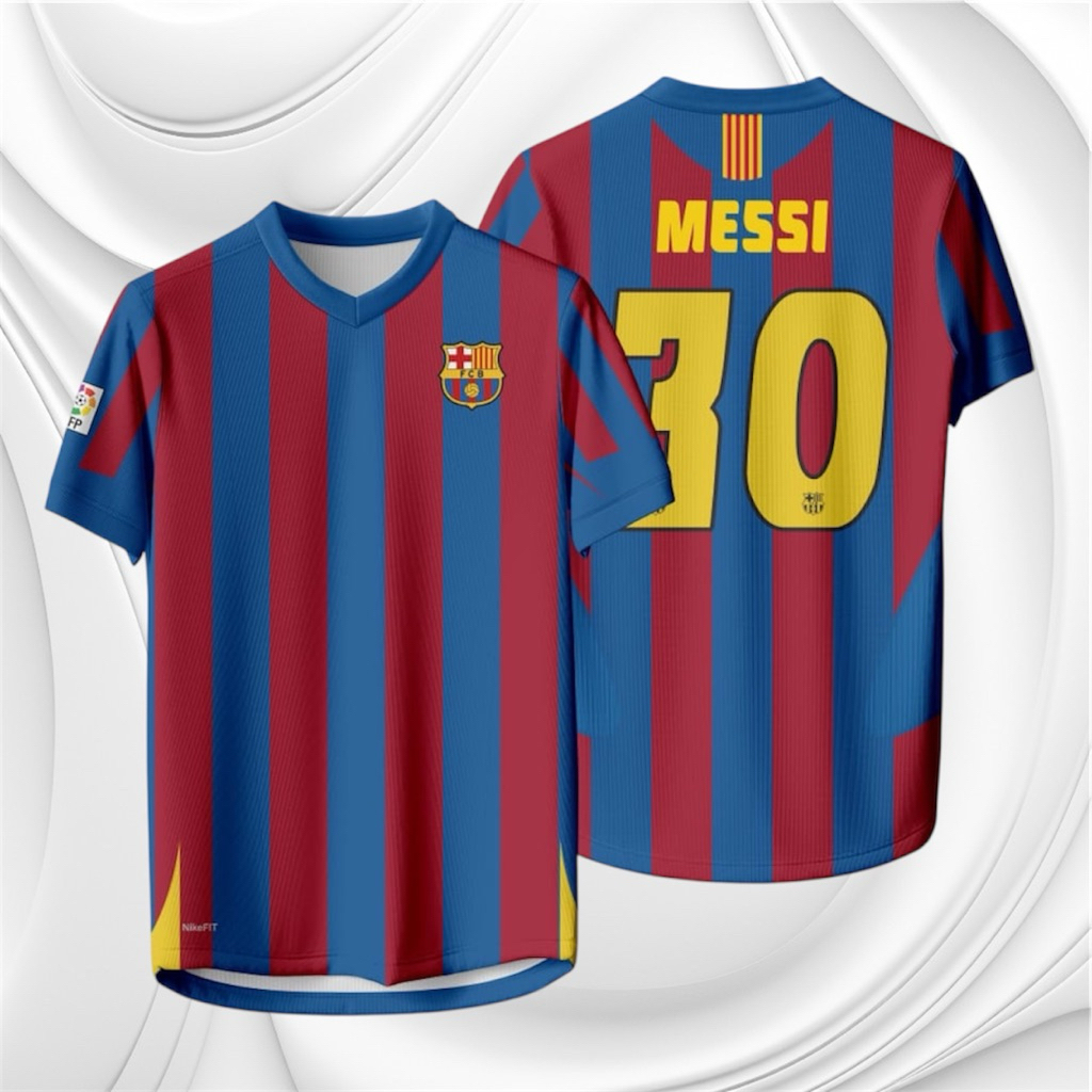 jersey barcelona home kit 2005 messi