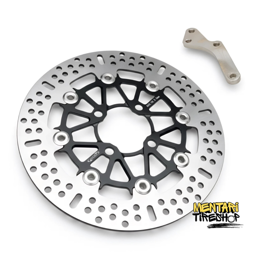 DISC BRAKE KTC RACING 220MM 260MM PIRINGAN CAKRAM KTC BEAT VARIO 4 BAUT UKURAN 220 260 FLOATING