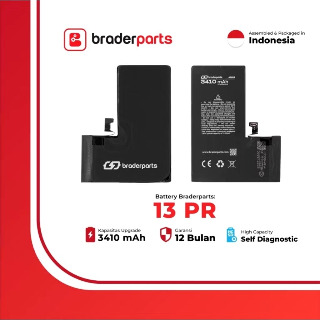 BATERAI BATTERY BATRE FOR IPONE 13 PRO