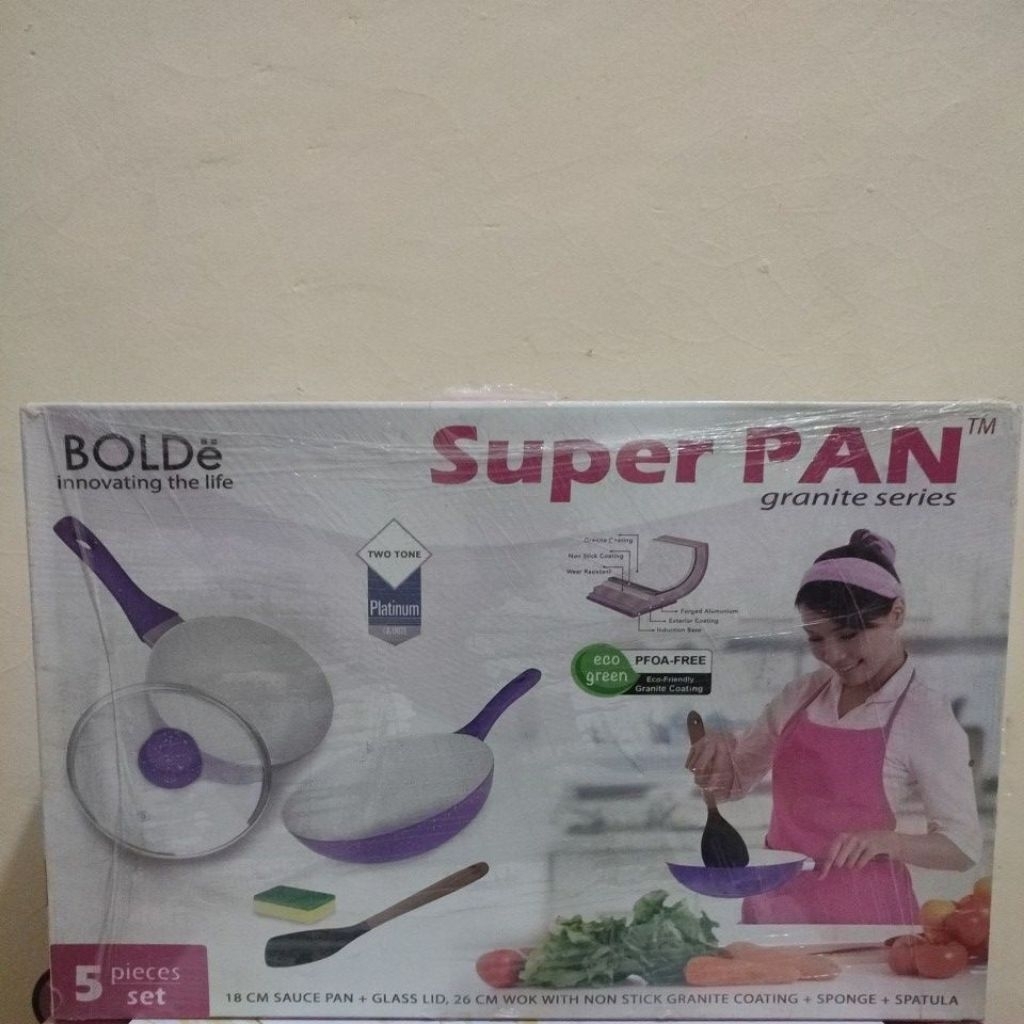 BOLDe Super PAN – Granite Series (5 Pieces Set)