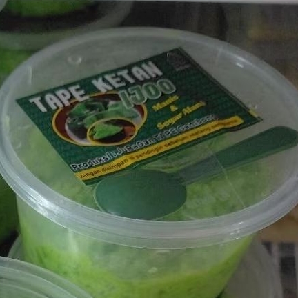 Tape Ketan Ijo Manis Lembut Sudah Matang Siap Makan Cemilan Sehat Amanta Segar