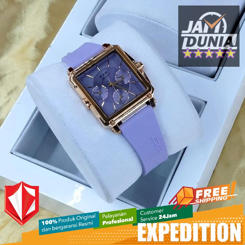 JAM TANGAN WANITA EXPEDITION ORIGINAL CHRONOGRAPH RUBBER EXF 6618 EXF6618 EXF 6618 EXP 6618 EXPEDITI