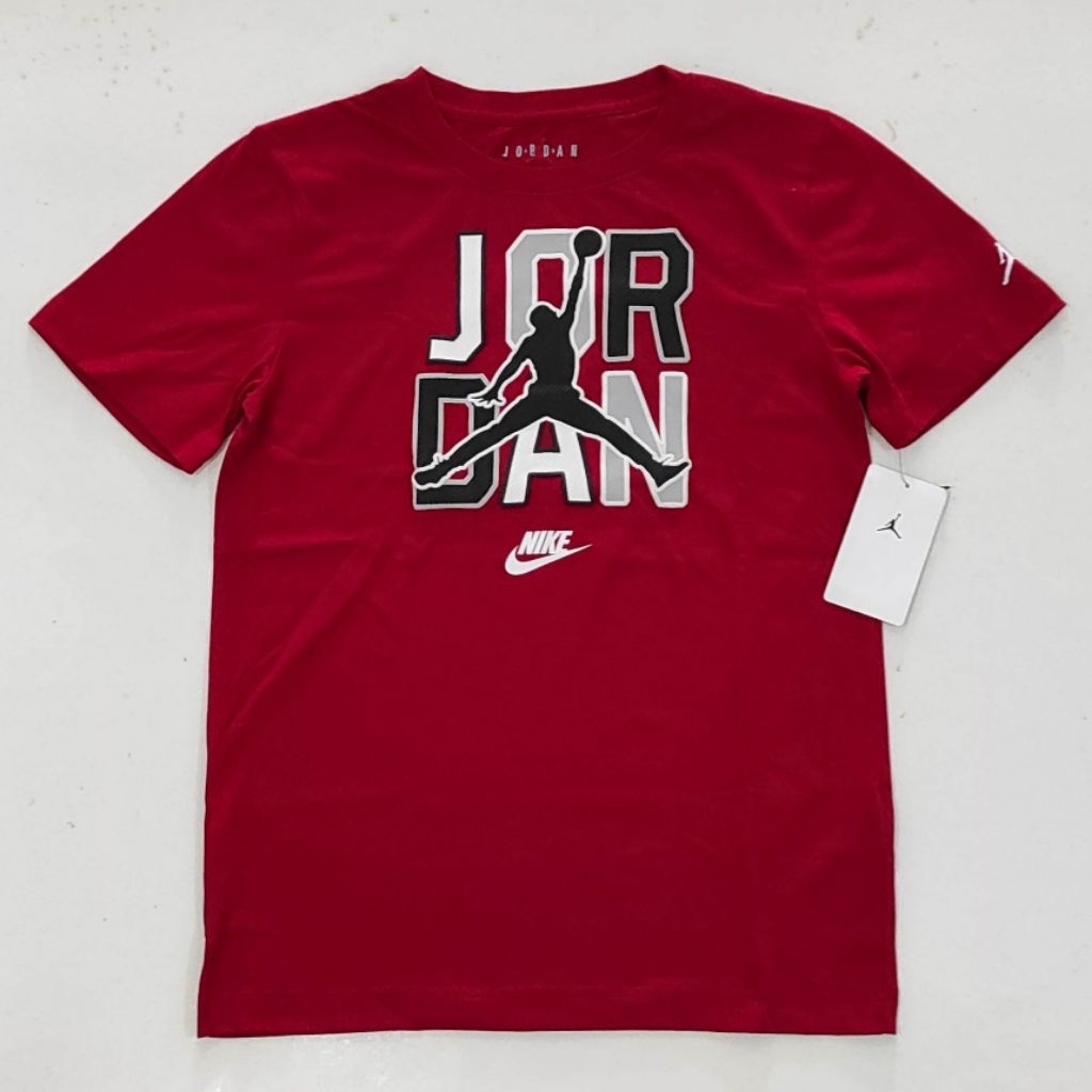 Baju Kaos Anak AIR JORDAN KIDS Tee Red Original *LIMITED STOCK