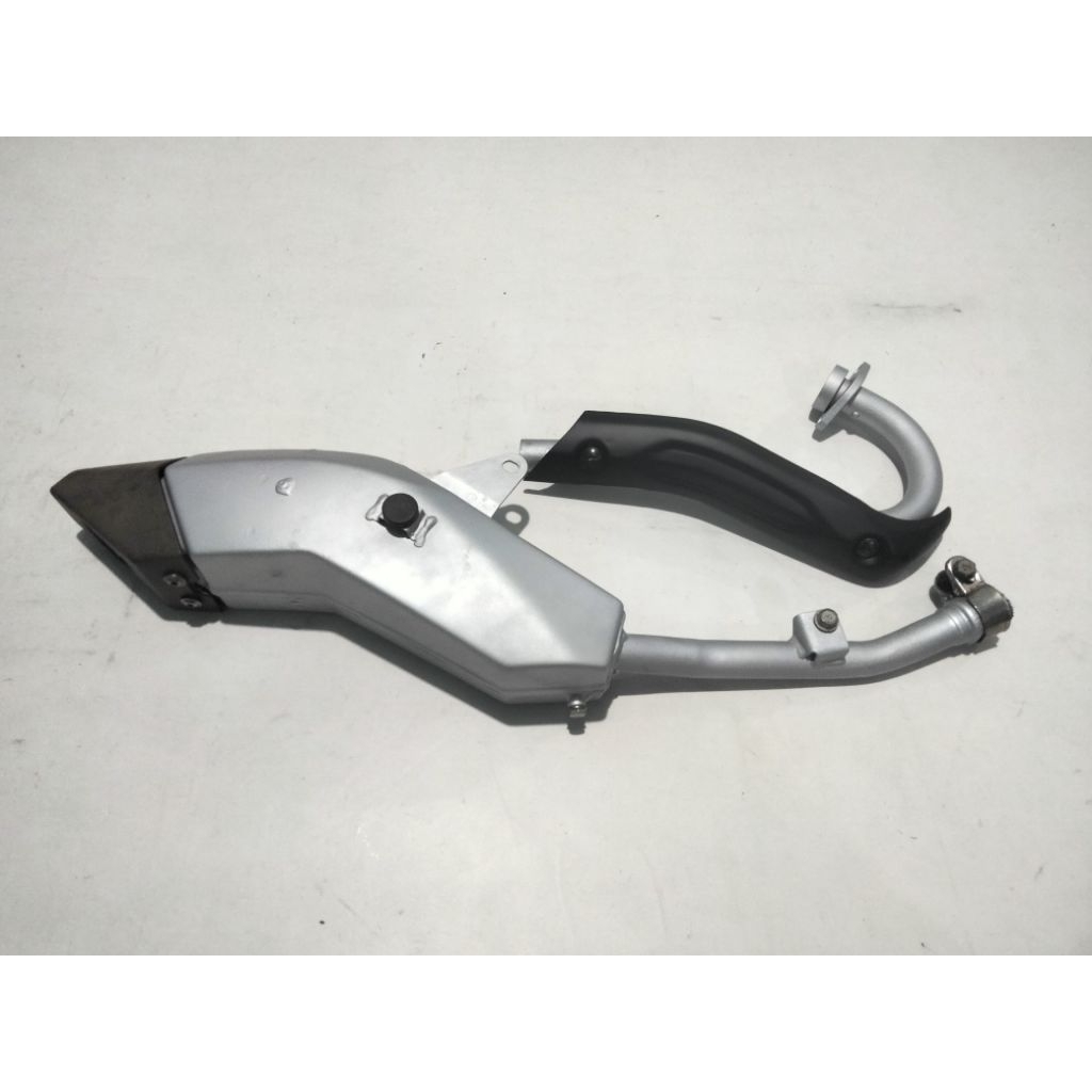 Kenalpot Knalpot Standar / Slebor Belakang Original Copotan Kawasaki KLX 150 S, L, DTRACKER OLD, DT 