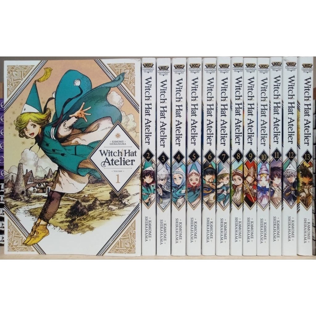 Manga/Komik Witch Hat Atelier set vol 1-13 English VIZ ORI