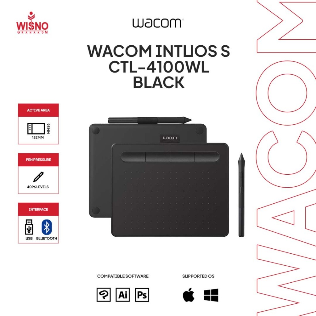 Wacom Intuos CTL 4100 WL Pen Tablet