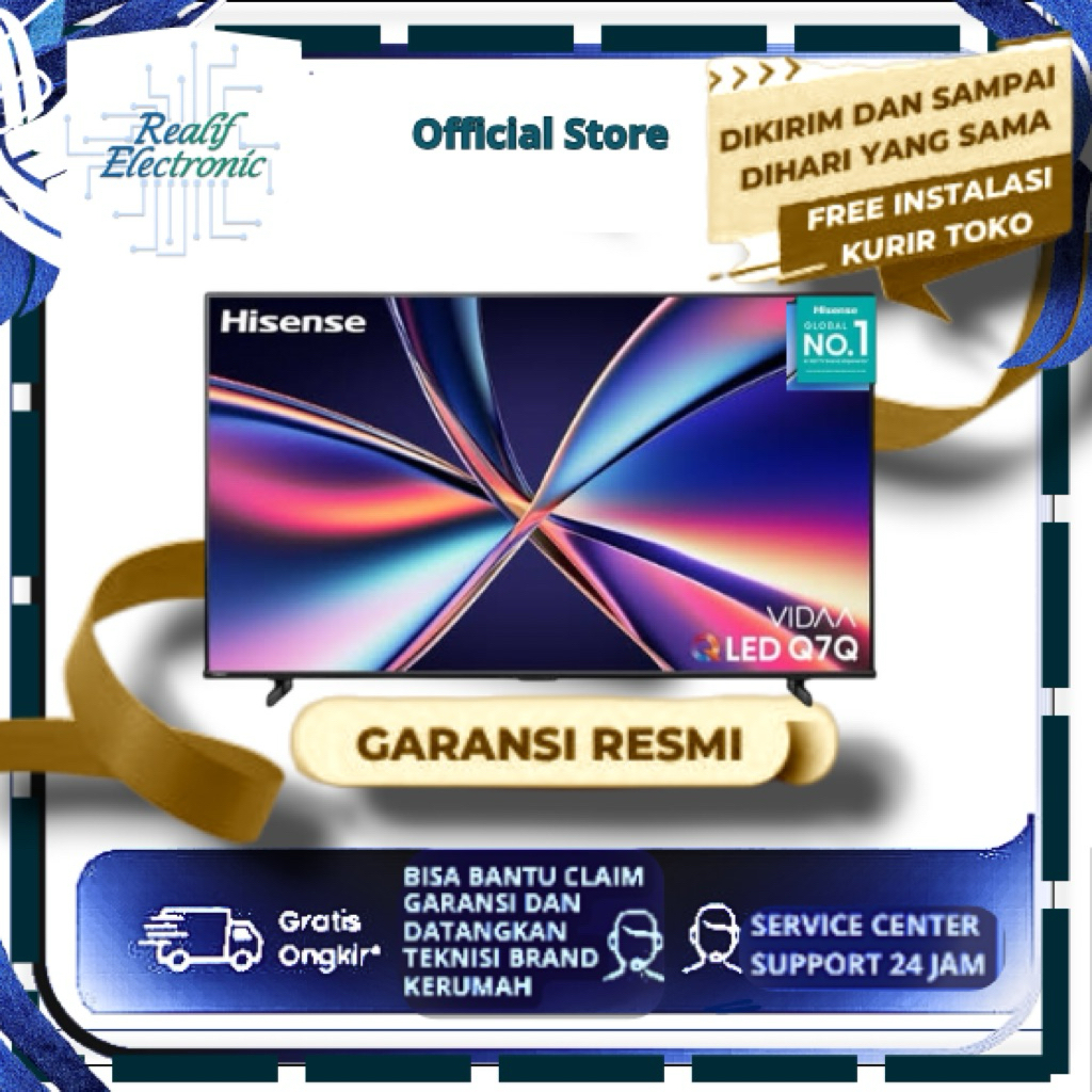 Hisense 65Q7Q Smart TV QLED 65 Inch