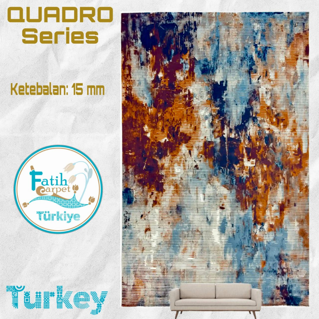 Karpet Minimalis Quadro Import Turki - Q5
