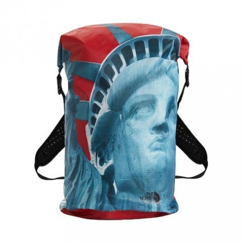 SUPREME X THE NORTH FACE FW19 STATUE OF LIBERTY BACKPACK RED OS