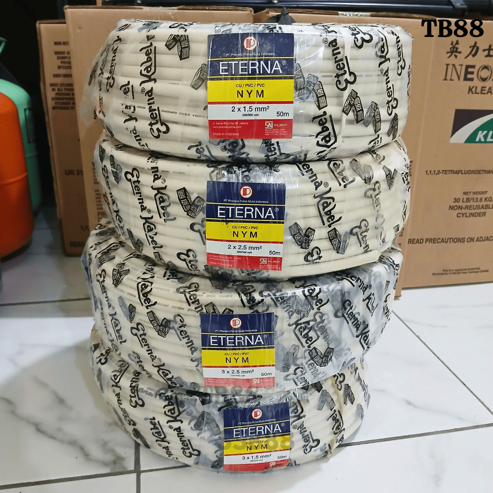 KABEL KITANI NYA 1x1.5 mm² - 50 Meter - Kabel Listrik Tembaga Kawat Harga Per Roll