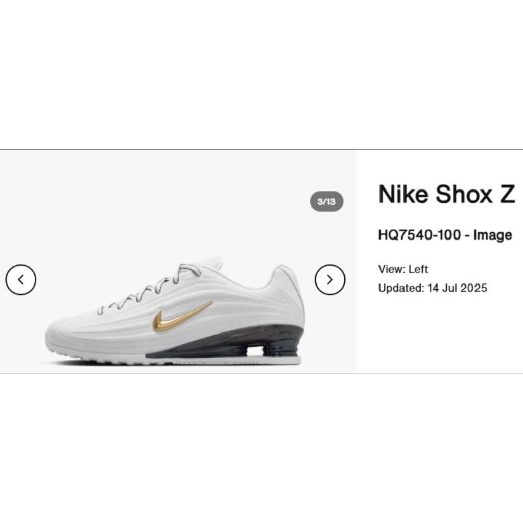 Nike Womens Shox Z Sepatu Wanita Nike Lifestlye Sneaker BNIB