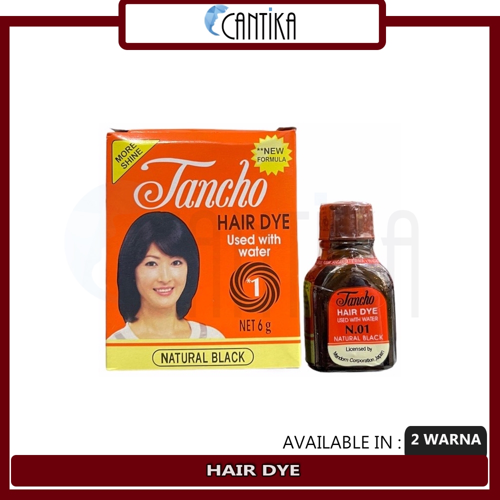 TANCHO HAIR DYE BUBUK SEMIR RAMBUT HITAM/COKLAT