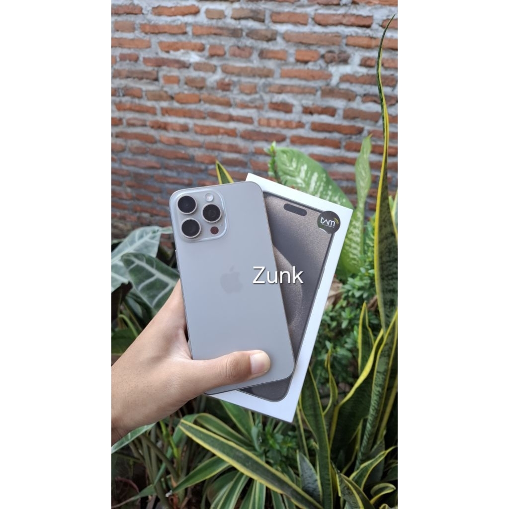 iPhone 15 Pro Max 256 ex resmi (eraspace)