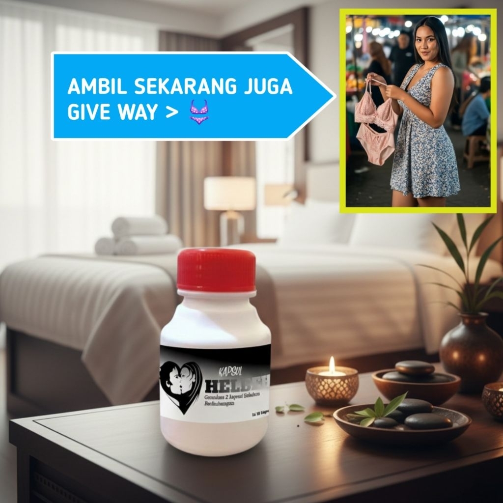 Kapsul Helbeh - Herbal Penambah Stamina Isi 10Kapsul