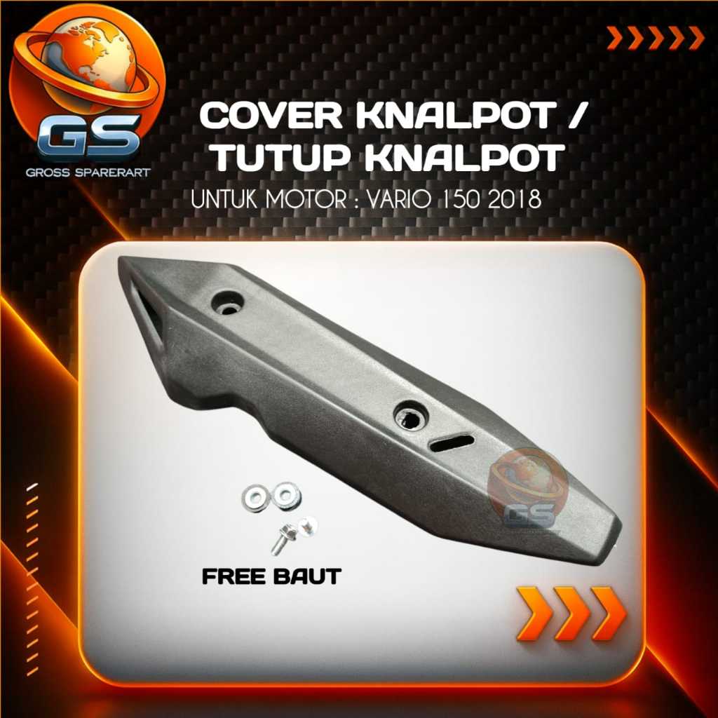 COVER KNALPOT VARIO 150 2018 TAMENG KNALPOT VARIO 150 2018