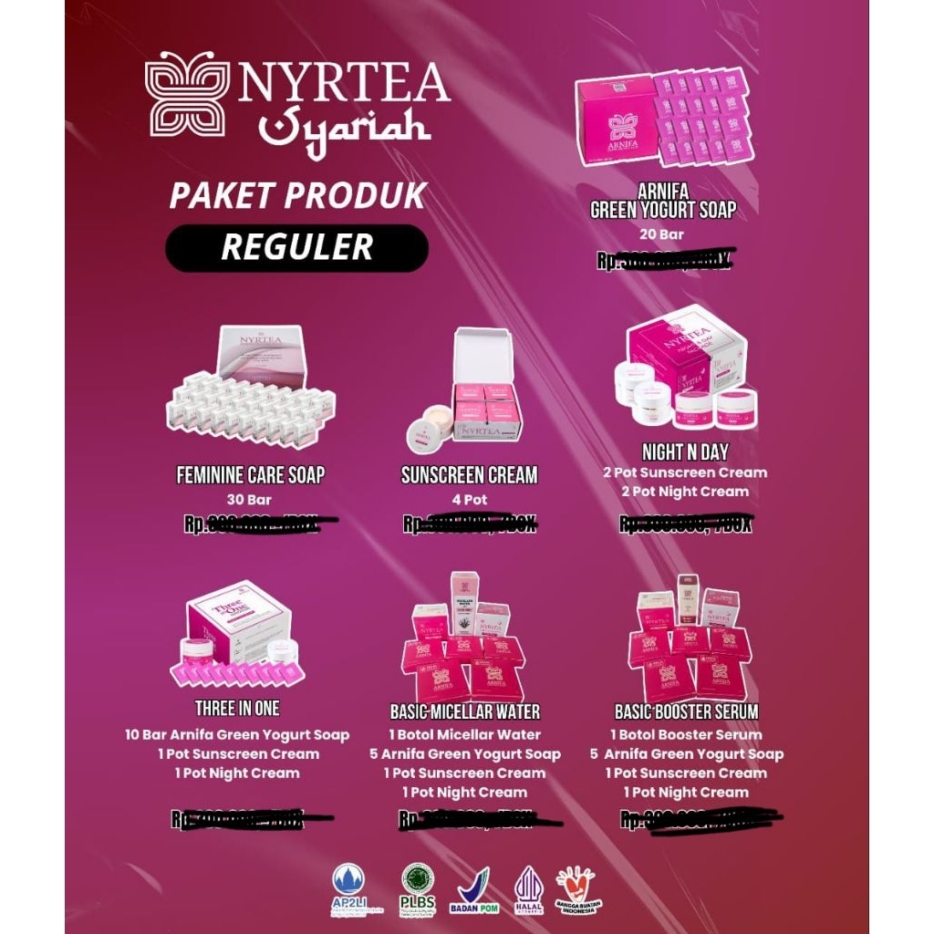 PAKET PERAWATAN SKINCARE NYRTEA