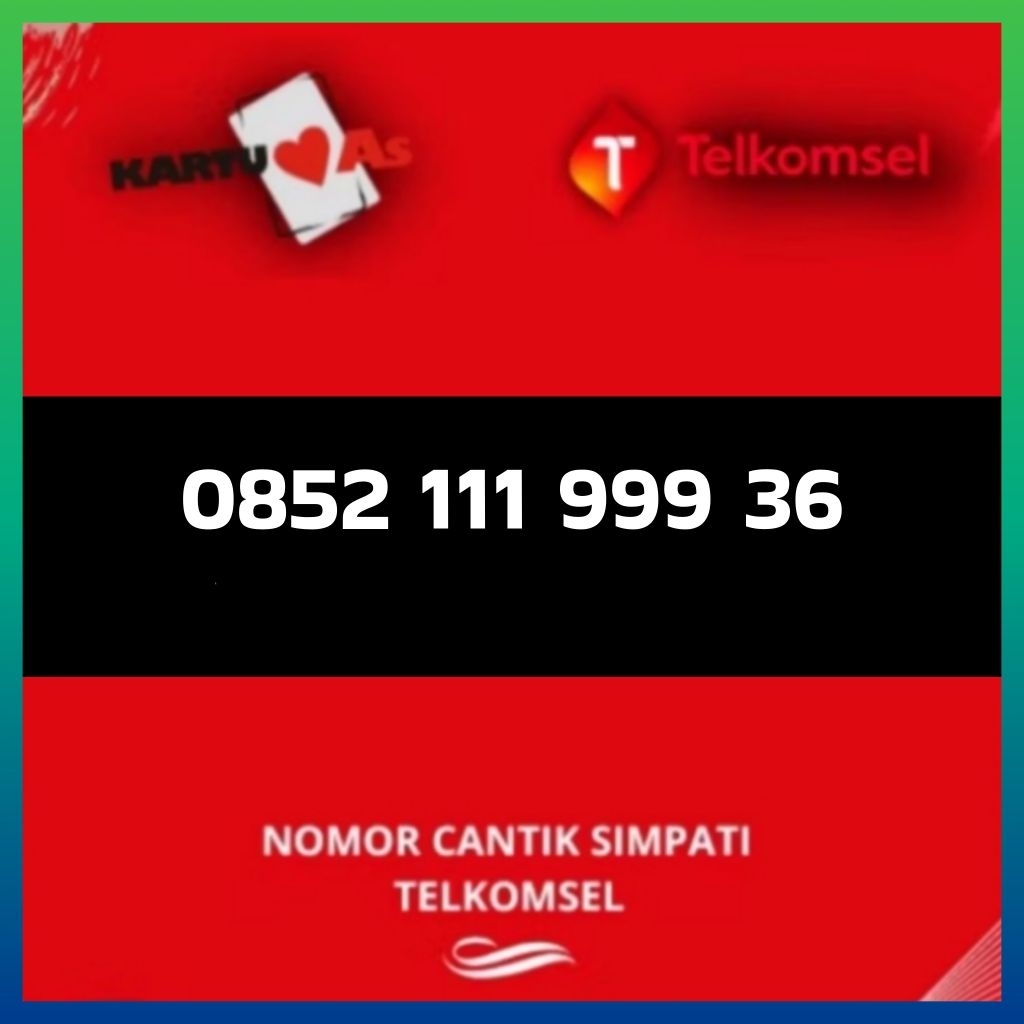 Nomor Cantik Telkomsel kartu as - seri double tripele super- perdana cantik Telkomsel as 111999- Nom