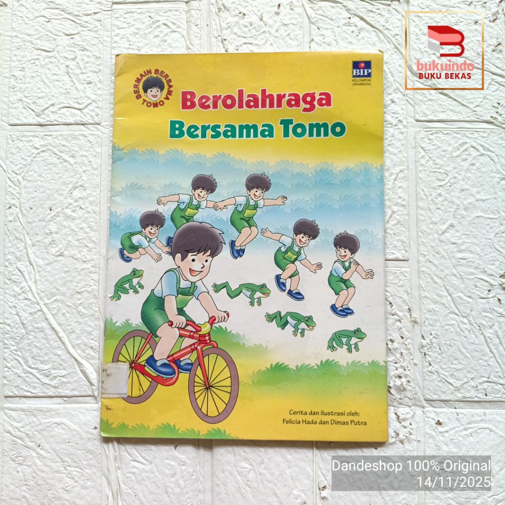 (ex perpus) Berolahraga Bersama Tomo - Buku Cerita Anak Bekas Preloved