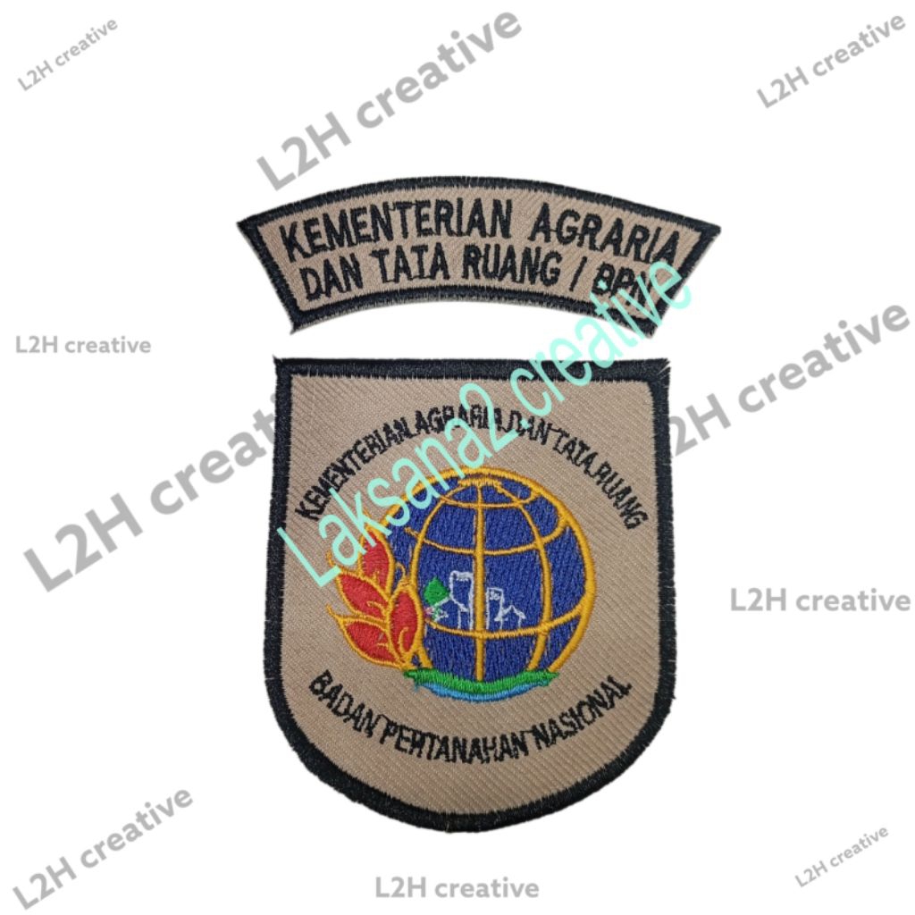 patch bordir logo ATR / BPN