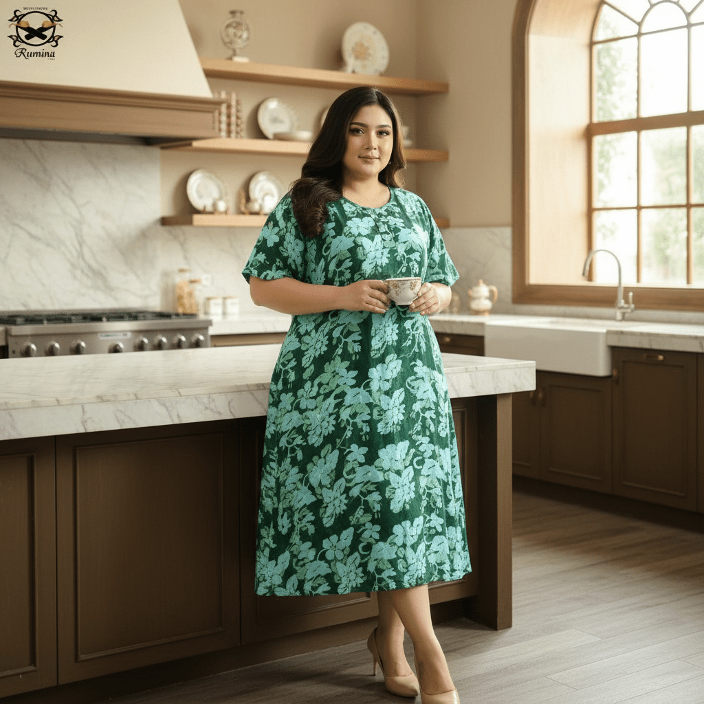 Daster Yusnia Super Jumbo Original Rumina Batik