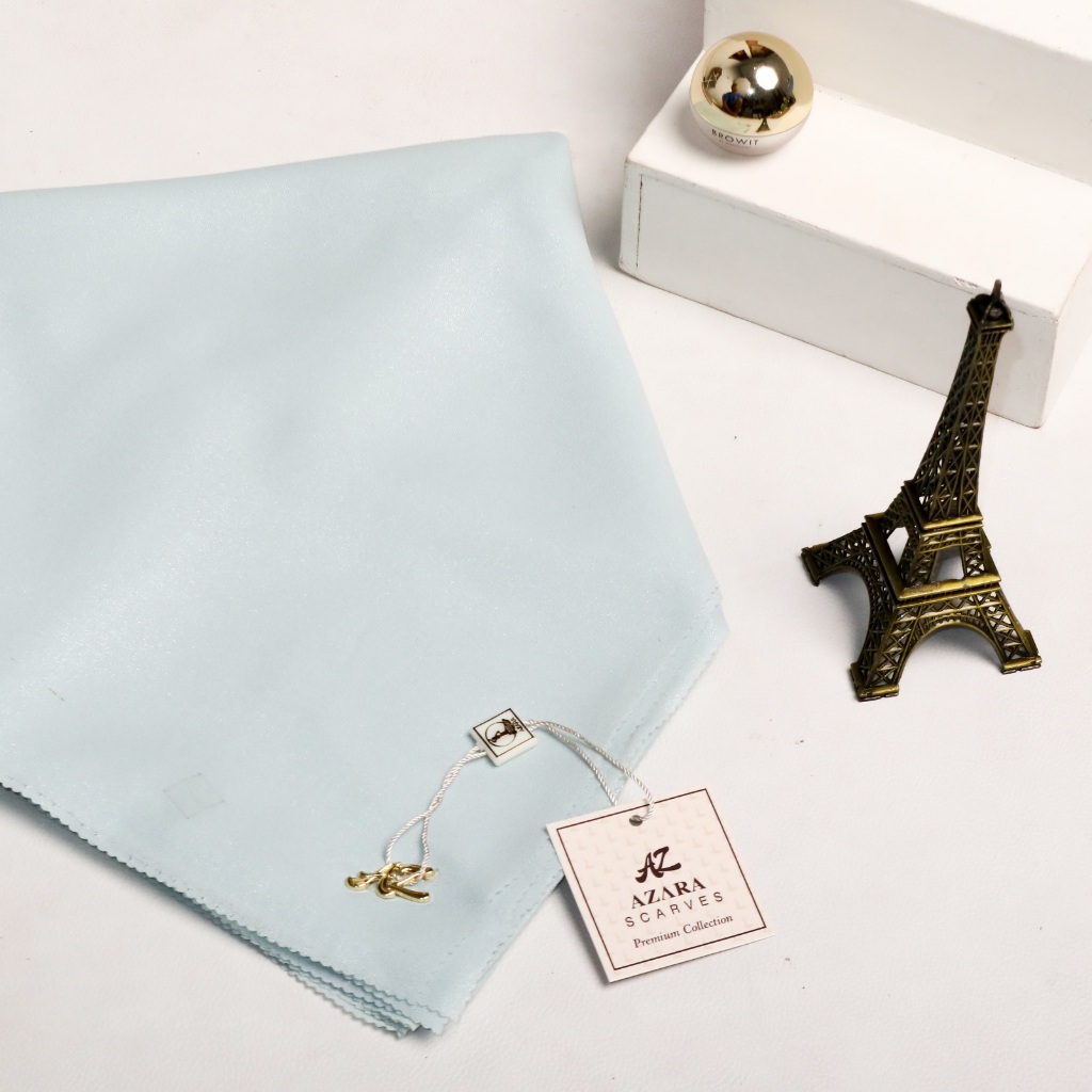 HIJAB SEGI EMPAT LUXURY SYARI/SEGIEMPAT AZARA BELLA SINAR SYARI/JILBAB POLOS  UKURAN 130X130 CM