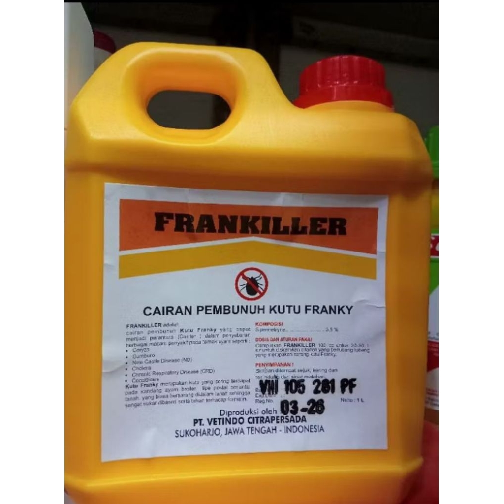 FRANKILLER PEMBASMI KUTU FRANKI/SERANGGA UK 1LT