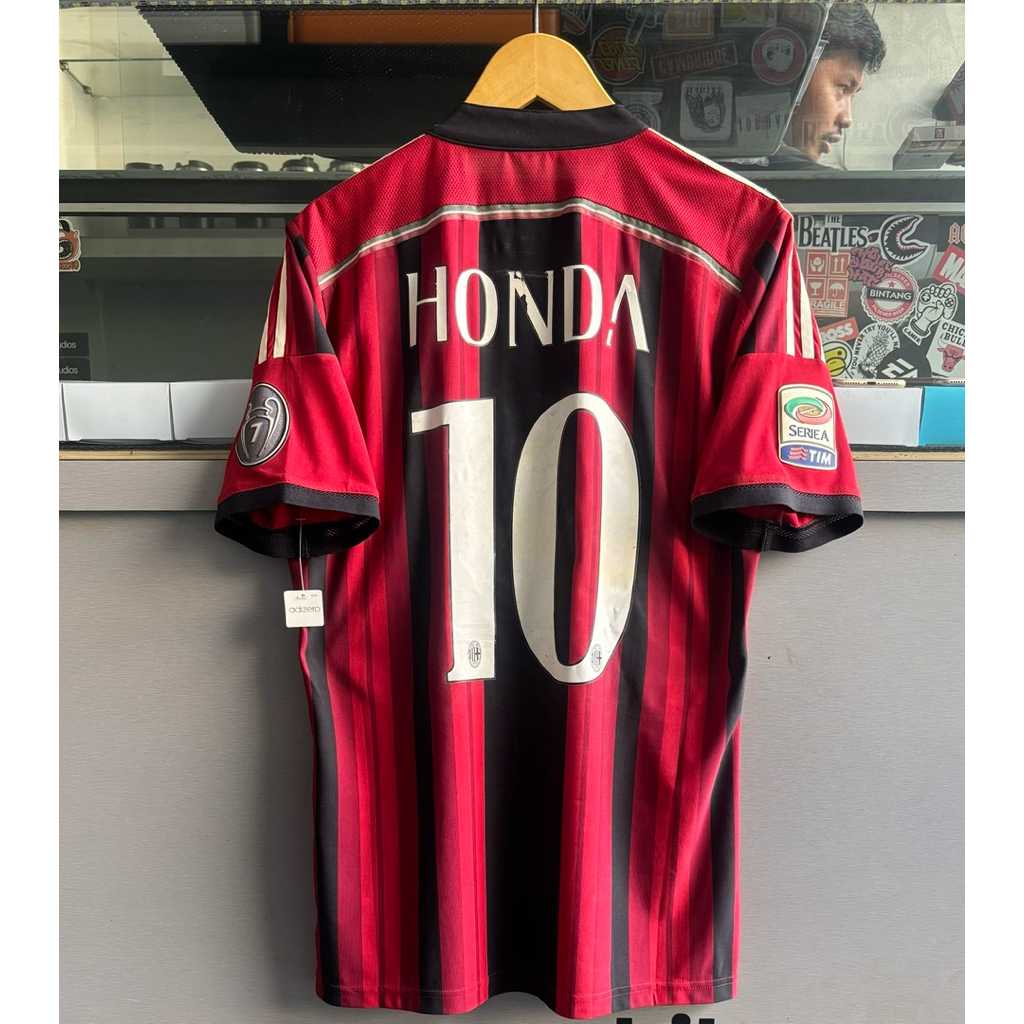 Jersey AC milan home player isue 2014 BNWT