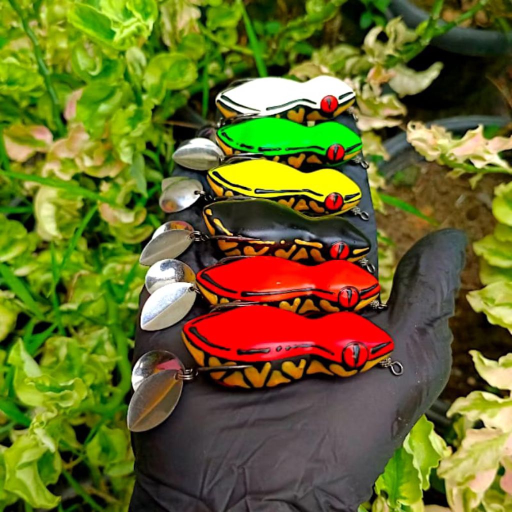 SOFT FROG BEBEK 6CM ARJUNA LURE DOUBLE BLADE BERISIK