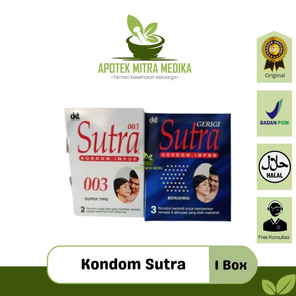 Kondom Sutra 1 box / Alat Kontrasepsi