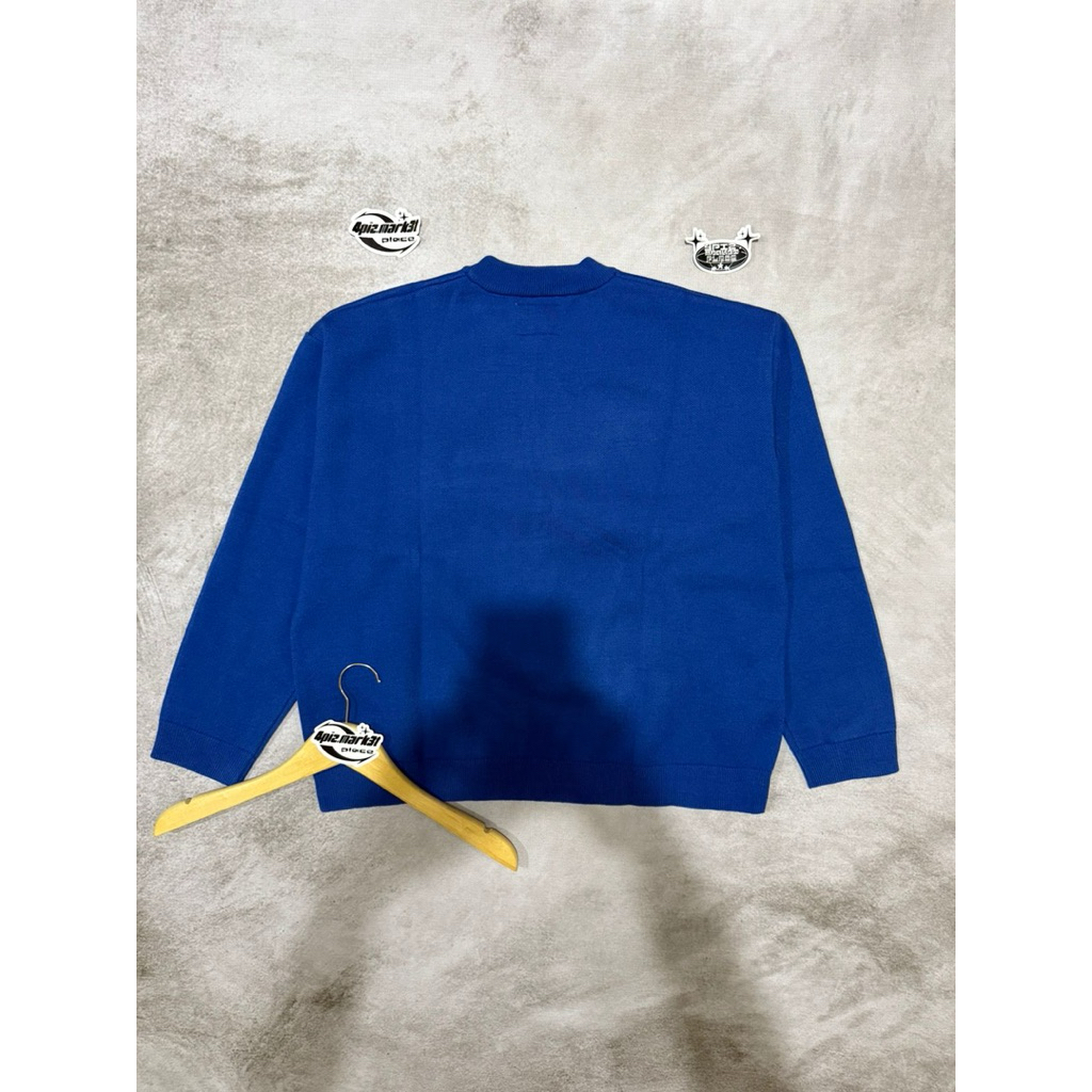 Signature Knit Long-Sleeve - Blue on Blue