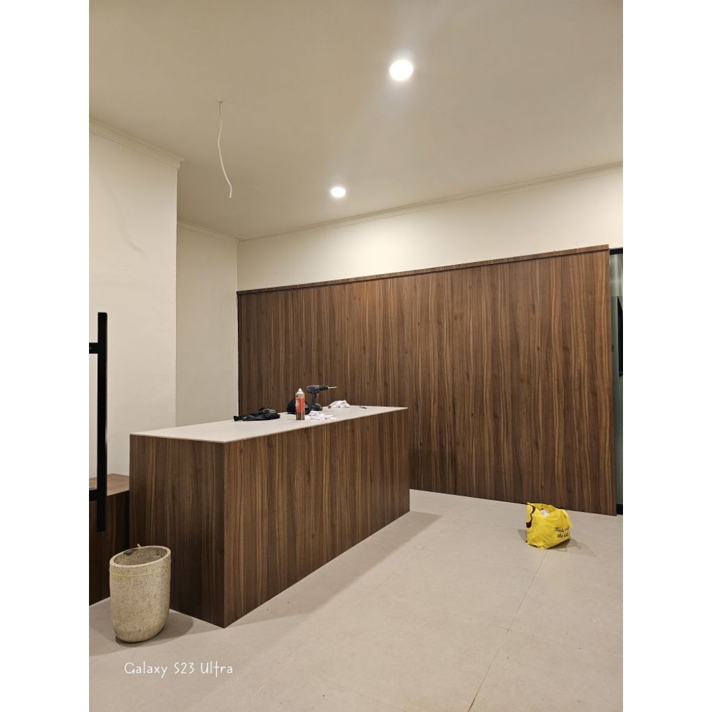 Meja resepsionis meja kasir meja kantor meja kerja minimalis hpl modern