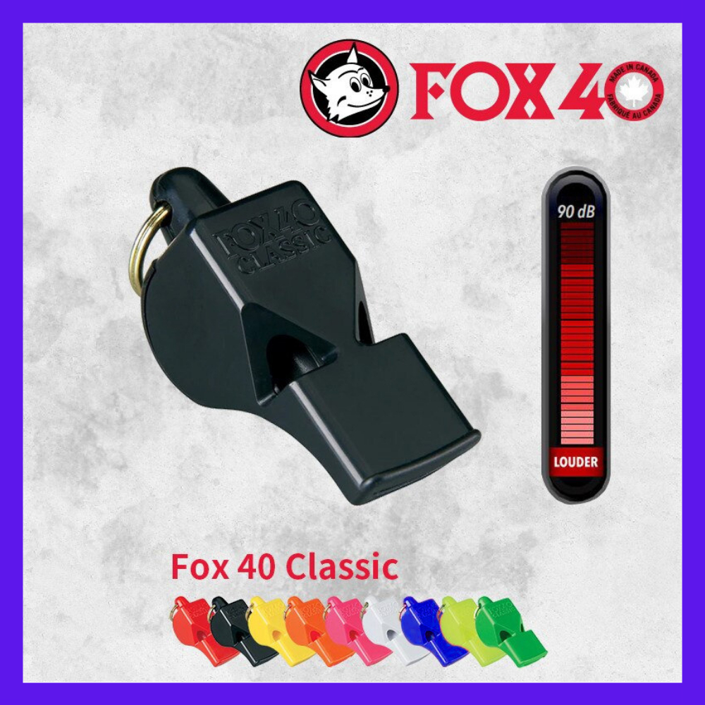 Peluit Fox 40 Classic Peluit Wasit Peluit Pelatih Peluit Olahraga Whistle Multi-Color FOX40
