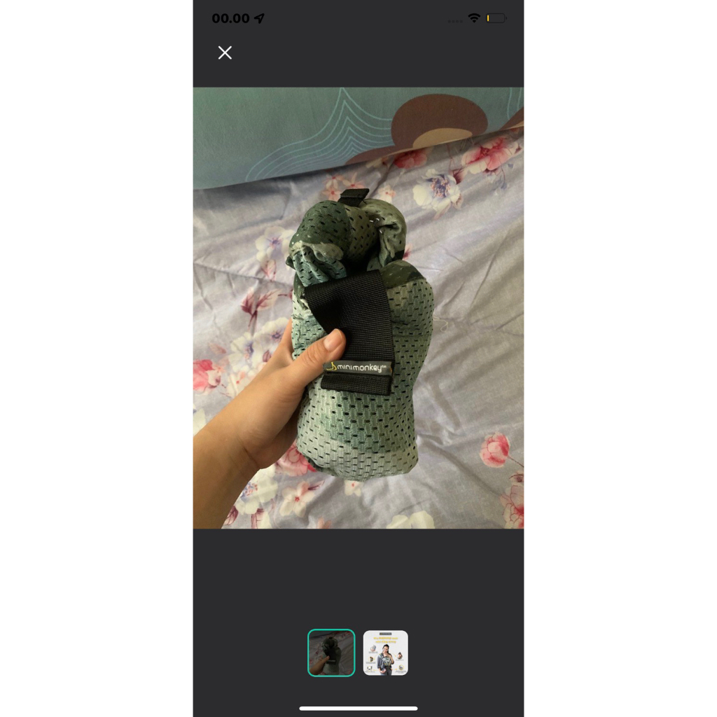 minimonkey sling army preloved