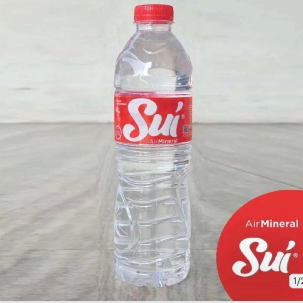Air mineral SUI 600ml isi 24 botol