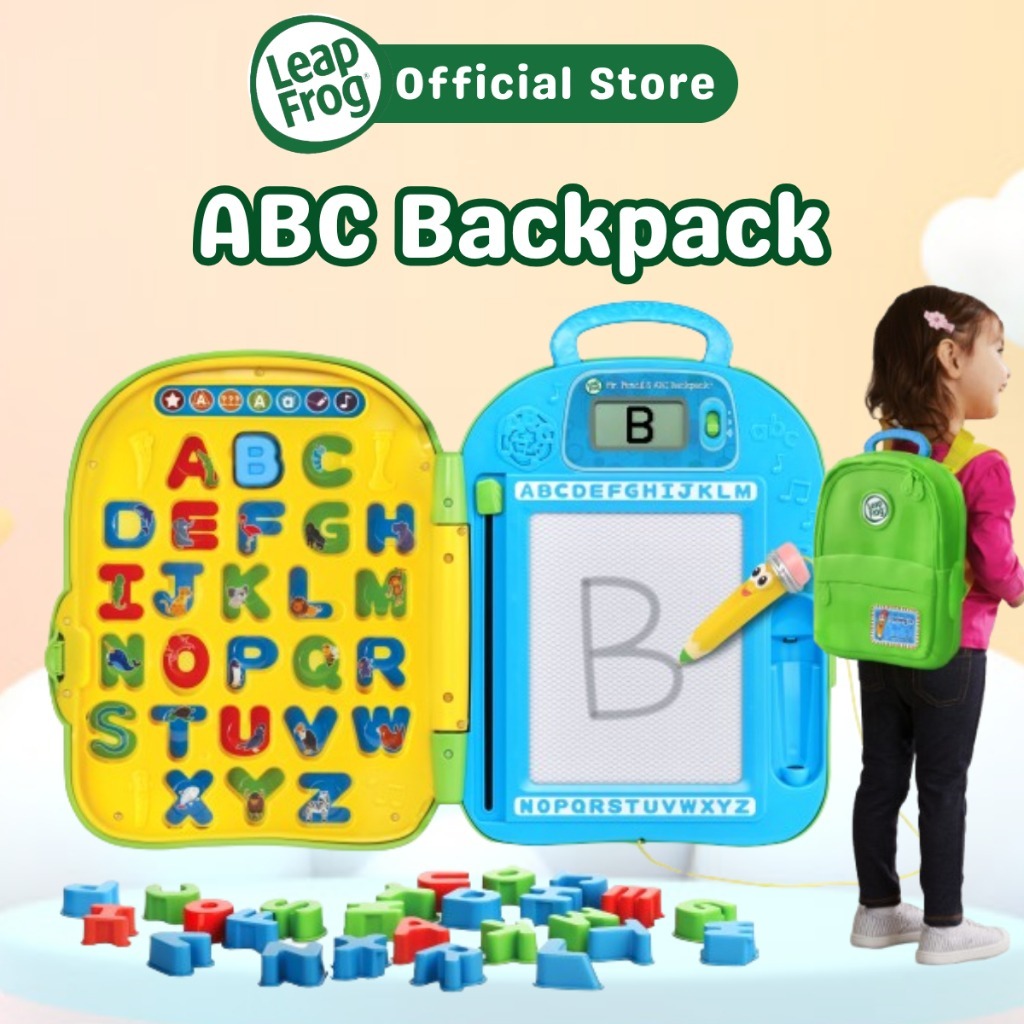 Leapfrog Mr Pencil'S Abc Backpack Toy Trace And Learn Alphabets Drawing Book